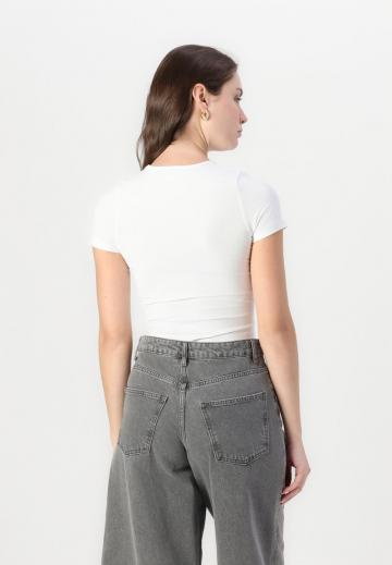 Юбка с накладными карманами