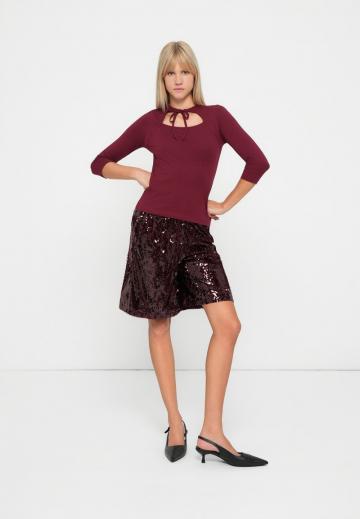 Майка с рукавом три четверти