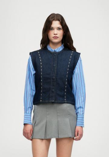 Джинсовая жилетка