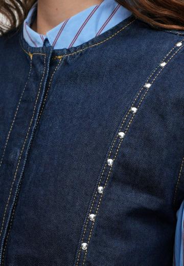 Джинсовая жилетка