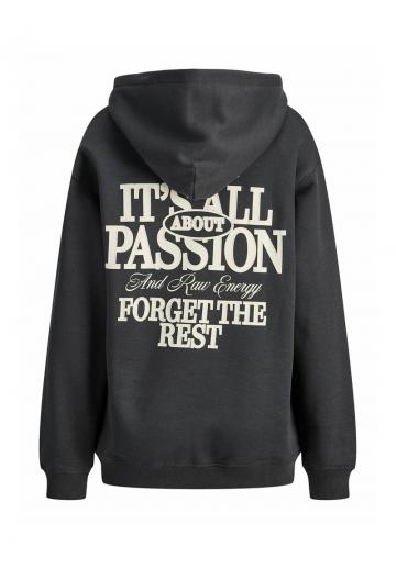 Пуловер с капюшоном