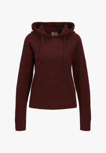 Пуловер с капюшоном