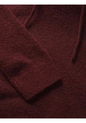 Пуловер с капюшоном