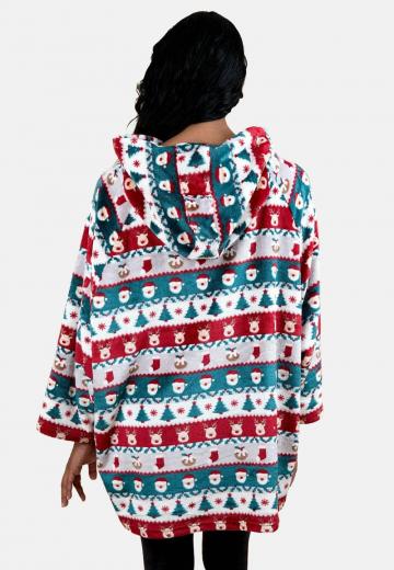 Пуловер с капюшоном