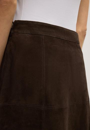 Кожаная юбка