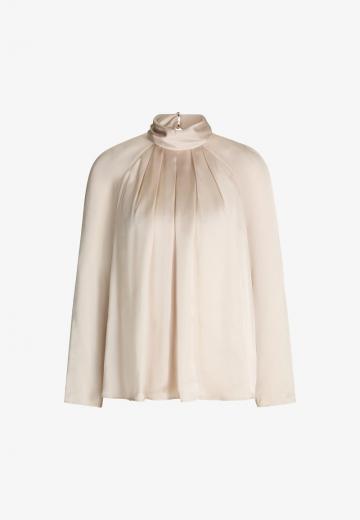 Атласная блузка