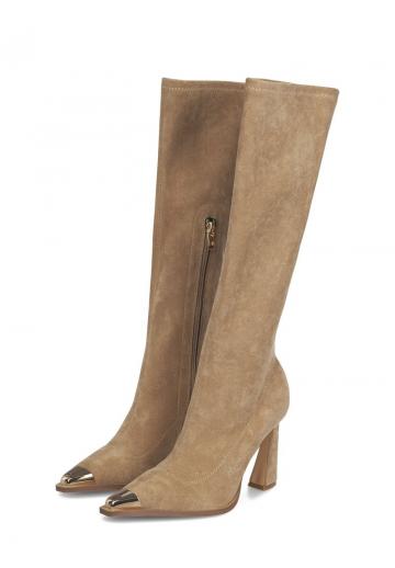 Полусапожки на высоком каблуке