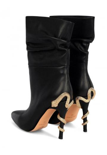 Полусапожки на высоком каблуке