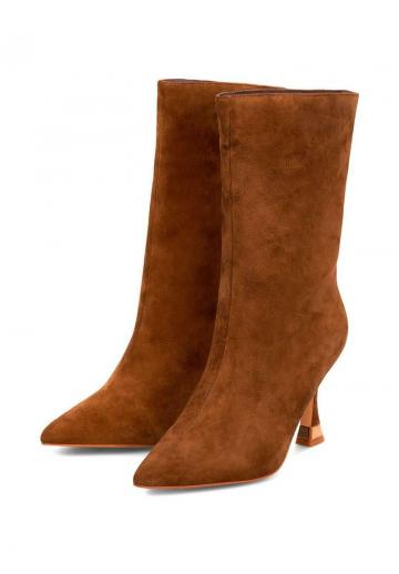 Полусапожки на высоком каблуке