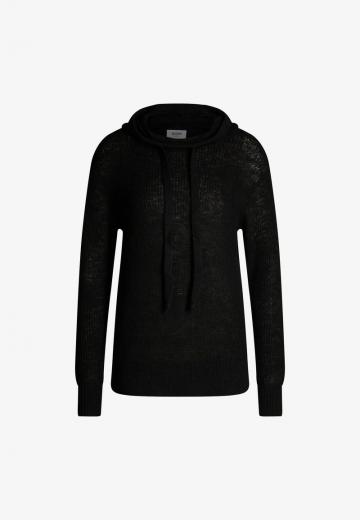 Пуловер с капюшоном