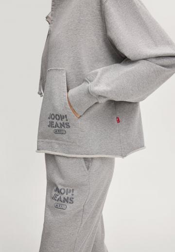 Пуловер с капюшоном