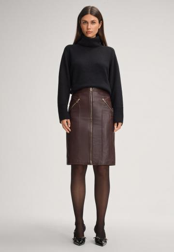 Кожаная юбка