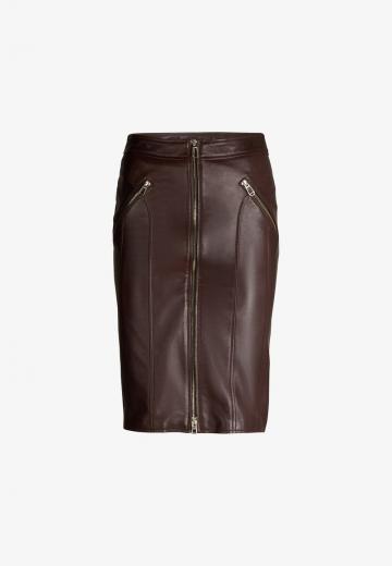 Кожаная юбка