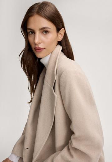 Шерстяное пальто