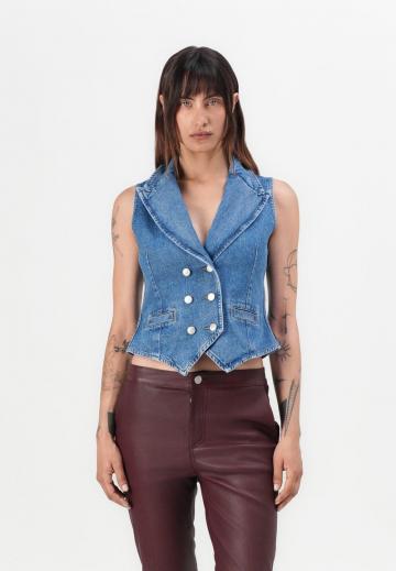 Джинсовая жилетка