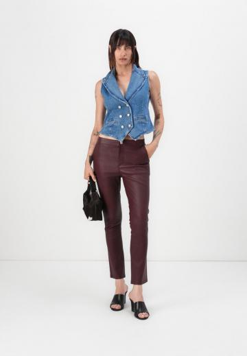 Джинсовая жилетка