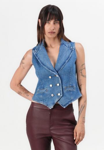 Джинсовая жилетка