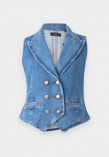 Джинсовая жилетка