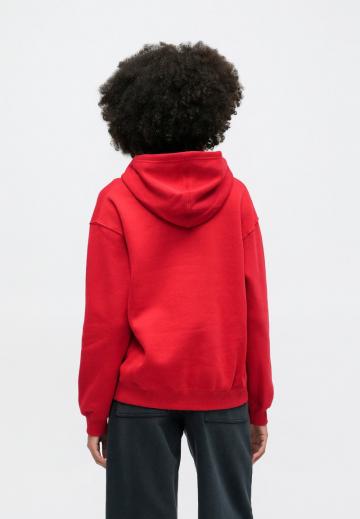 Пуловер с капюшоном