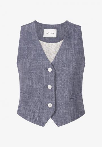 Джинсовая жилетка