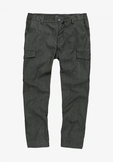 Брюки с накладными карманами