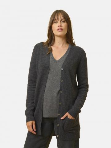 Длинный жилет