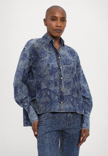 Джинсовая блузка