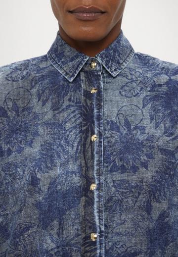 Джинсовая блузка