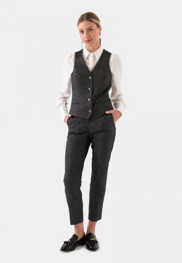 Джинсовая жилетка