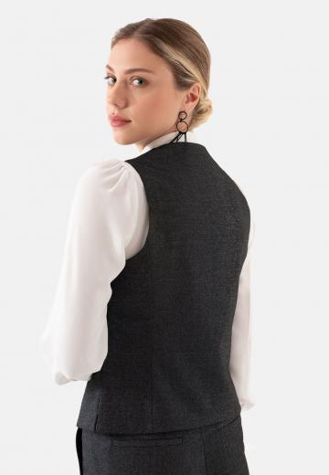 Джинсовая жилетка