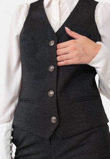 Джинсовая жилетка