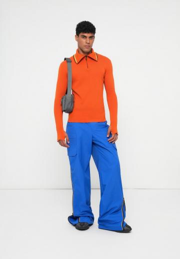 Поло с длинным рукавом