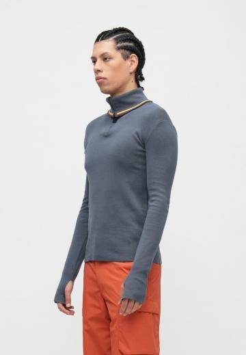 Поло с длинным рукавом