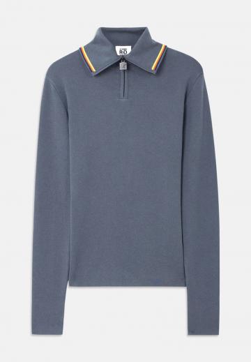 Поло с длинным рукавом