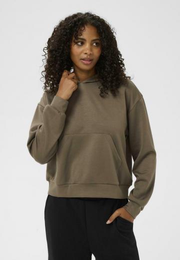 Пуловер с капюшоном