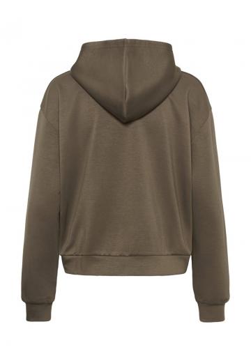 Пуловер с капюшоном