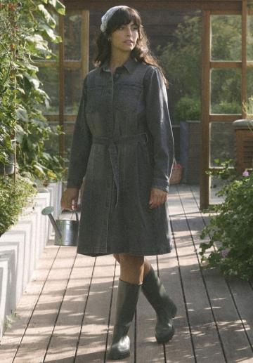 Джинсовое платье