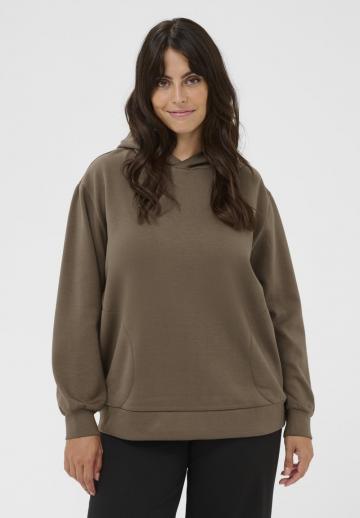 Пуловер с капюшоном