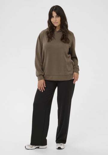 Пуловер с капюшоном