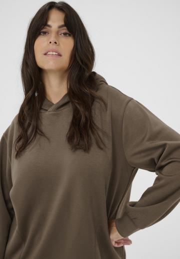 Пуловер с капюшоном