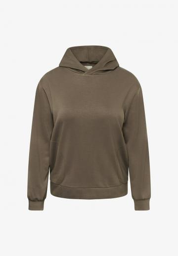 Пуловер с капюшоном