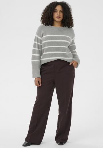 Пуловер в полоску