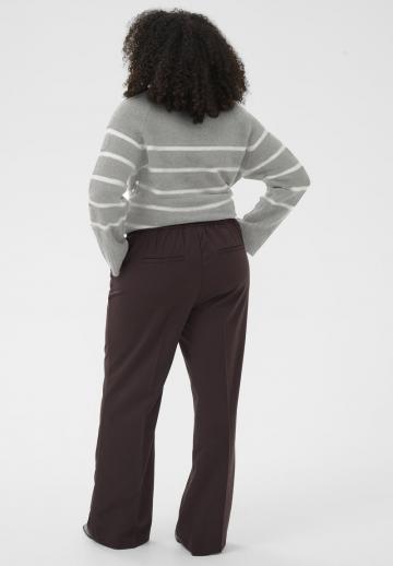 Пуловер в полоску