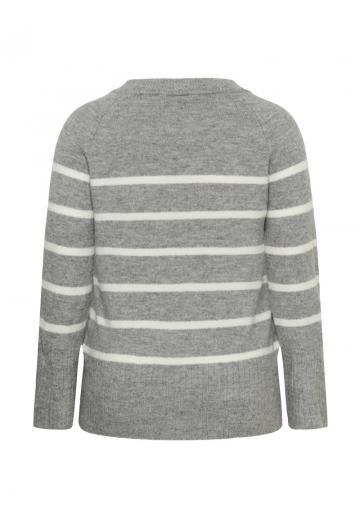 Пуловер в полоску