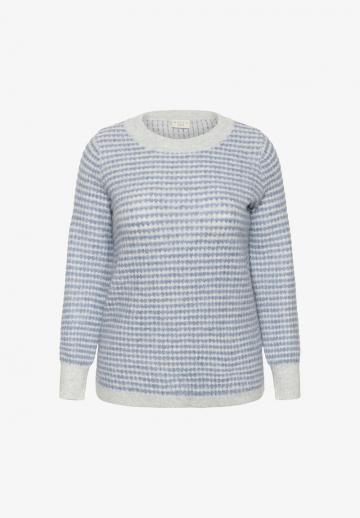 Пуловер в полоску