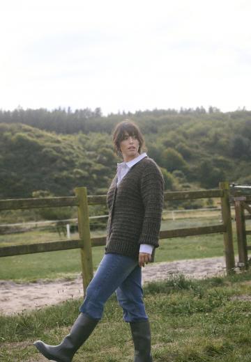 Длинный кардиган