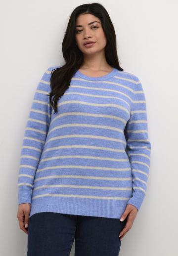 Пуловер в полоску