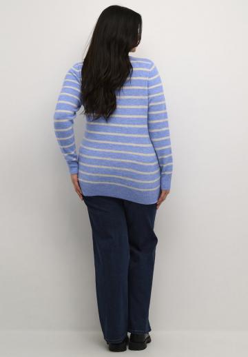 Пуловер в полоску