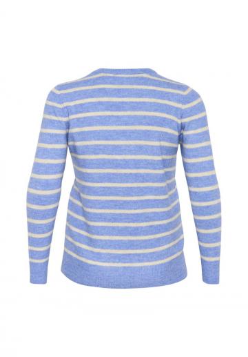 Пуловер в полоску
