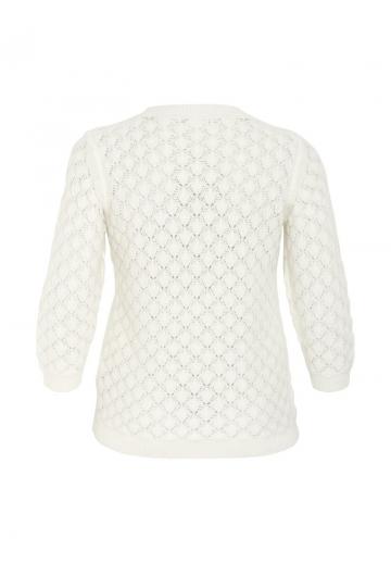 Пуловер с рукавом три четверти